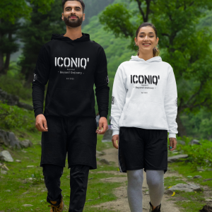 IconiQ’ Oversized Logo Hoodie