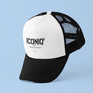 IconiQ’ 2-Tone Basketball Trucker Cap